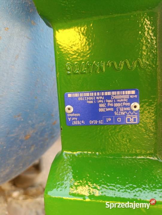Mocowanie zaczepu rama ramka konsola John Deere