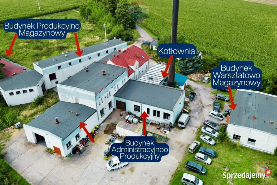 Uzbrojony kompleks 2 ha autostradzie A4 Wiązów