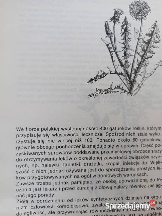 Zioła w apteczce domowej unikatowy książki Warszawa sprzedam