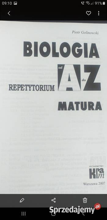 Biologia A do Z opolskie Opole sprzedam