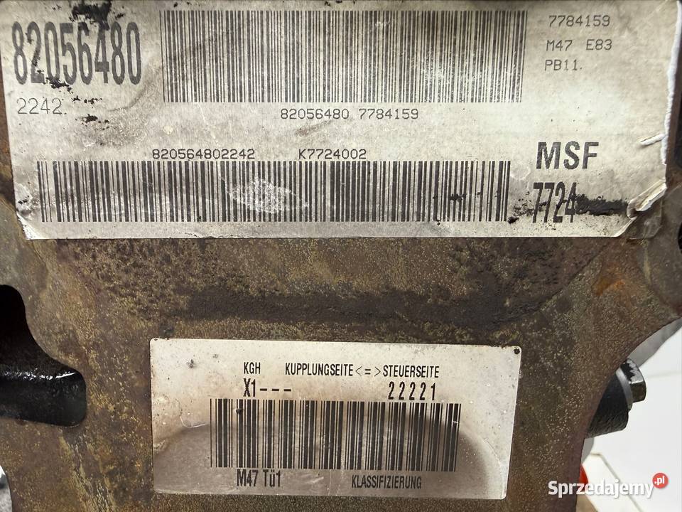 SILNIK BMW X3 E83 20 D DIESEL 150 170 diesel lubelskie