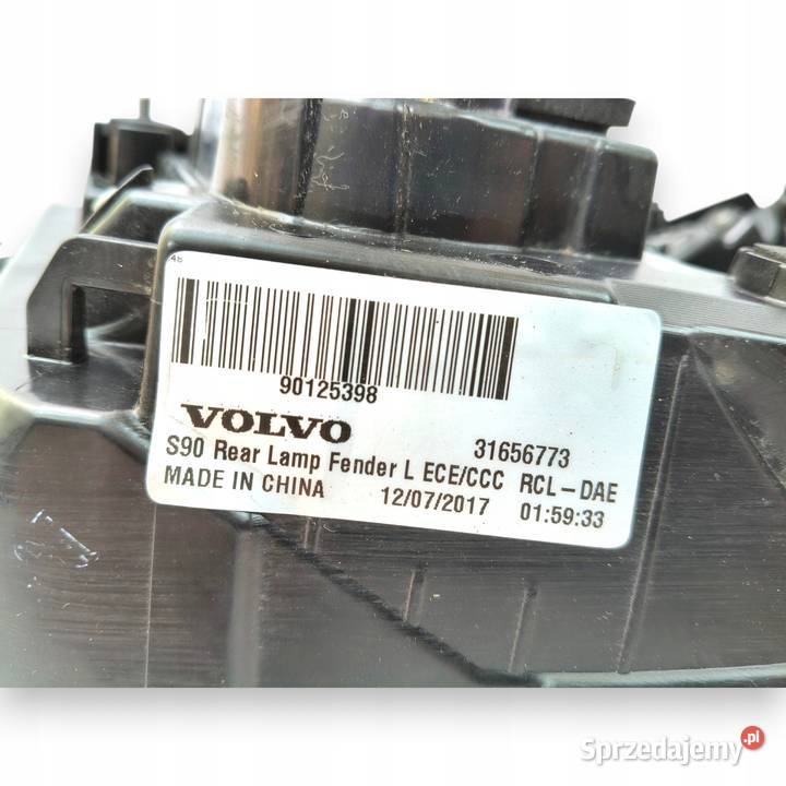 LAMPA LEWA Volvo S90 II 20162020 SEDAN tylna lubelskie Chełm