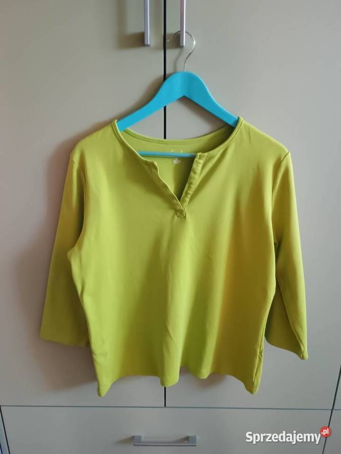 Bawełniana bluzeczka w kolorze oliwkowym Rozmiar 42(XL) lubuskie Bytom Odrzański