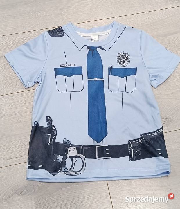 Koszulka przebranie policjanta Bluzki, koszulki i kaftaniki