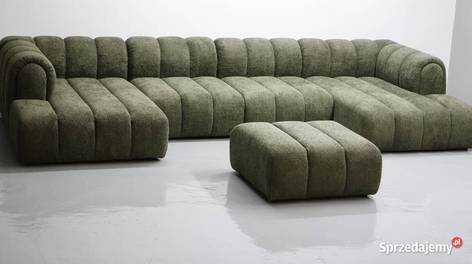 TNN Narożnik Modułowy nowoczesne wielkie U 386cm Poznań