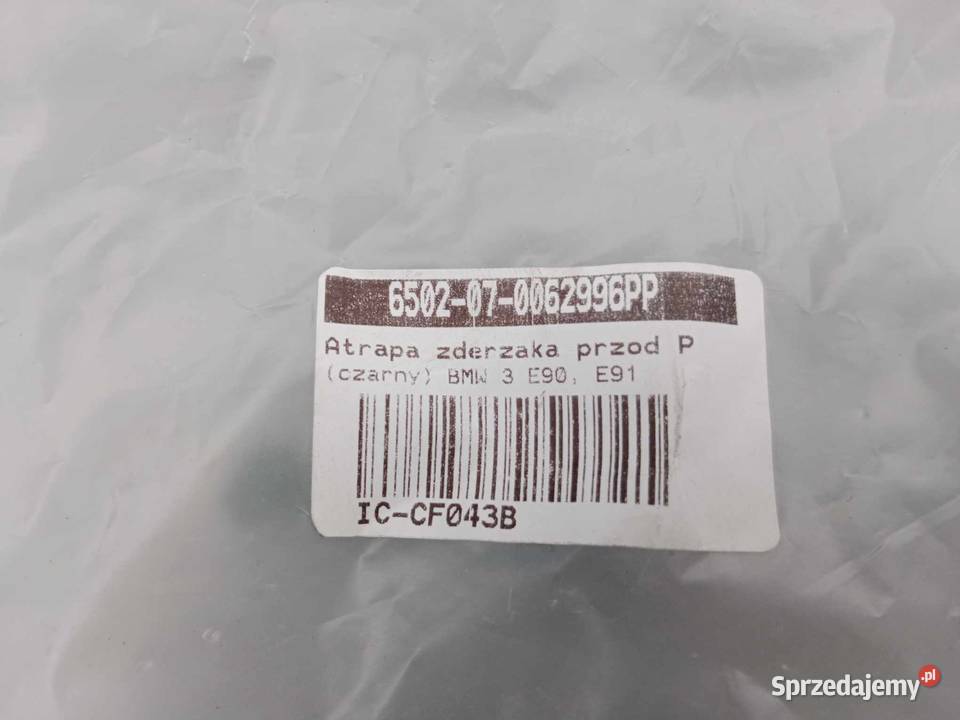 Kratka zderzak nowa BMW Sompolno
