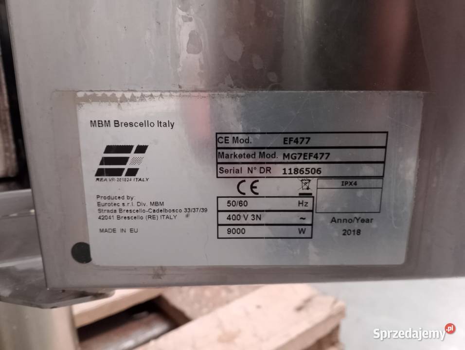 Frytownica z szafką elektryczna 1x13 l MBM EF477 Gastronomia Wrocław