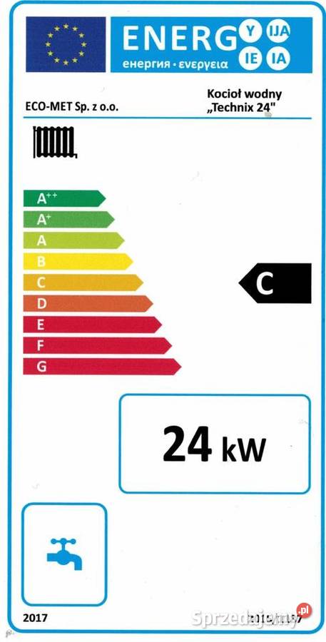 Piec 24kW 200m2 kocioł 5 klasa z podajnikiem Warszawa sprzedam