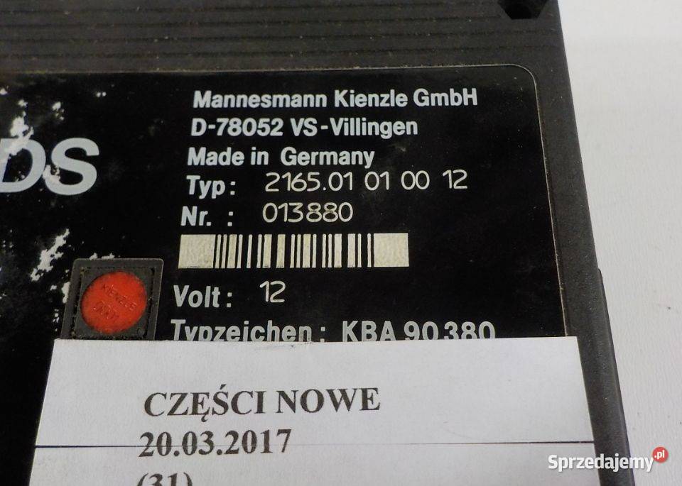 STEROWNIK MODUŁ UDS KIENZLE sprzedam