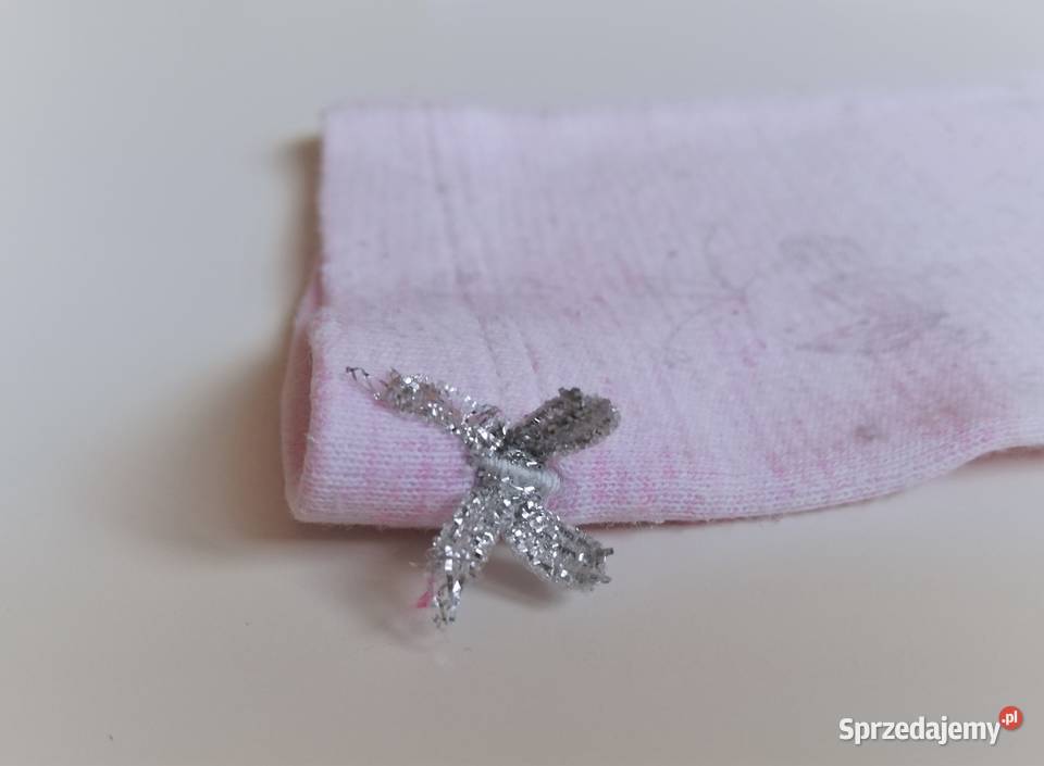 Leginsy getry dziewczęce z kokardkami 68 Rozmiar 68 Spodnie Katowice sprzedam