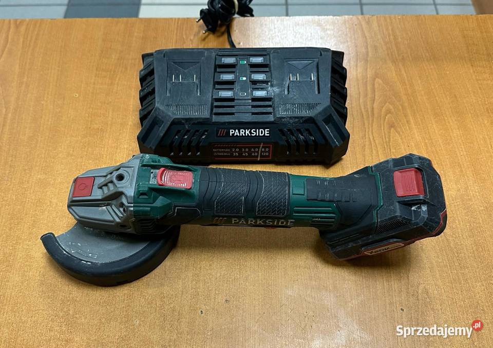 Szlifierka Parkside PWSA 20li D4 2Ah aku ład Elbląg