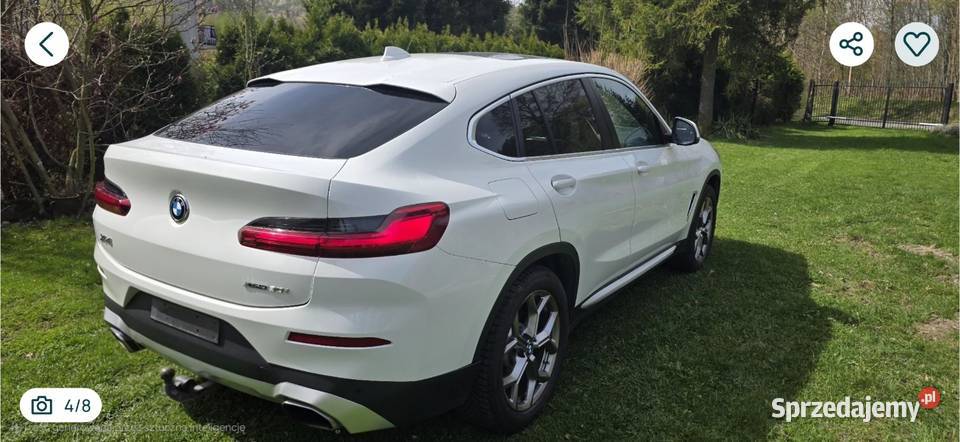 Bmw x4g02 30i 2022 Hak 40000km Żywiec