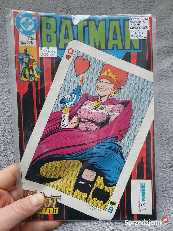 Batman zestaw 8 komiksów TM Semic rocznik 1993 Superbohaterowie pomorskie sprzedam