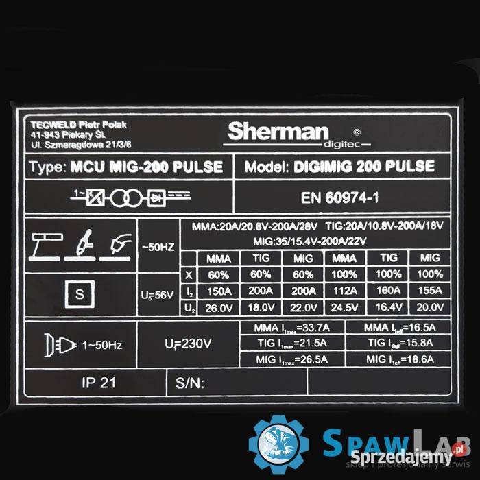 Sherman DIGIMIG 200 Pulse Krotoszyn
