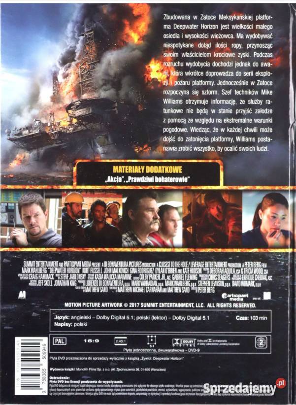 ŻYWIOŁ MARK WAHLBERG DVD KS Kalisz