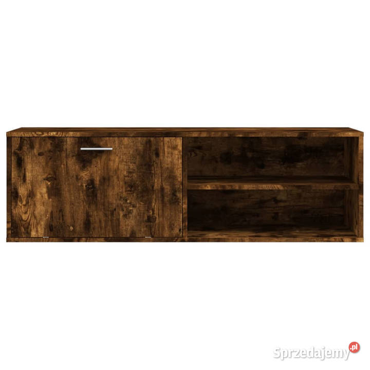 Szafka pod TV przydymiony dąb 120x34x37 WM833548 Warszawa