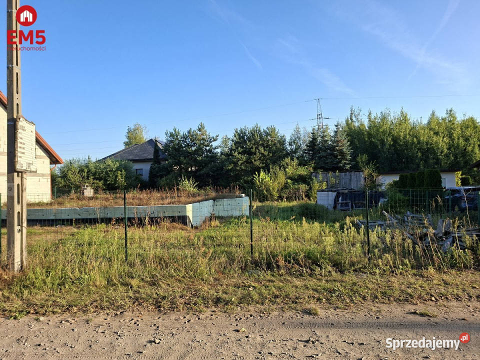 Grunt 830m2 Żółtki budowlana Sprzedaż