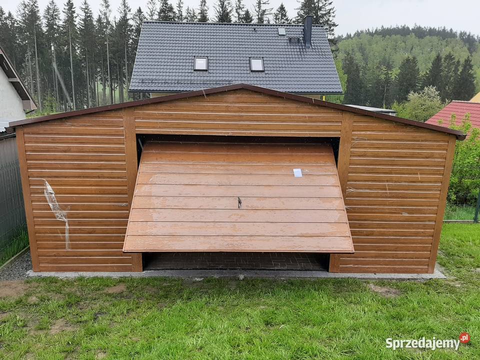 Grafitowy Garaż Blaszany Schowek Ogrodowy Garaże świętokrzyskie Ostrowiec Świętokrzyski sprzedam