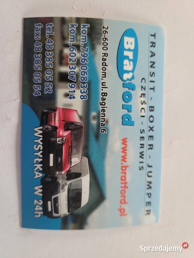 Silnik Ford Custom NAPRAWA SERWIS MONTAŻ dostawcze Radom