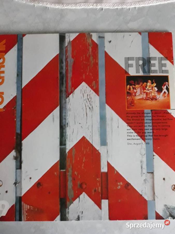 Legendarna grupa FREE Live 2 LP 1970 Rzeszów