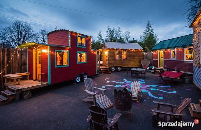 Mobilna Kawalerka całoroczna Tiny House parter Warszawa