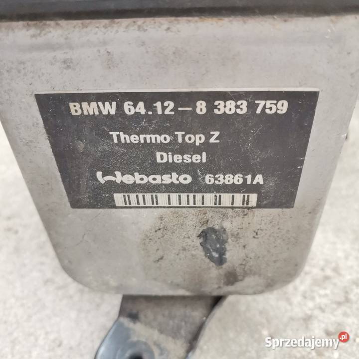 Webasto ogrzewanie postojowe thermo top ZCD osobowe Gubin