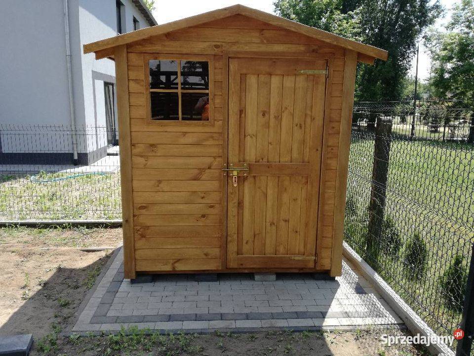 Domek narzędziowy 2 x 15m dach prosty dwuspadowy Architektura ogrodowa