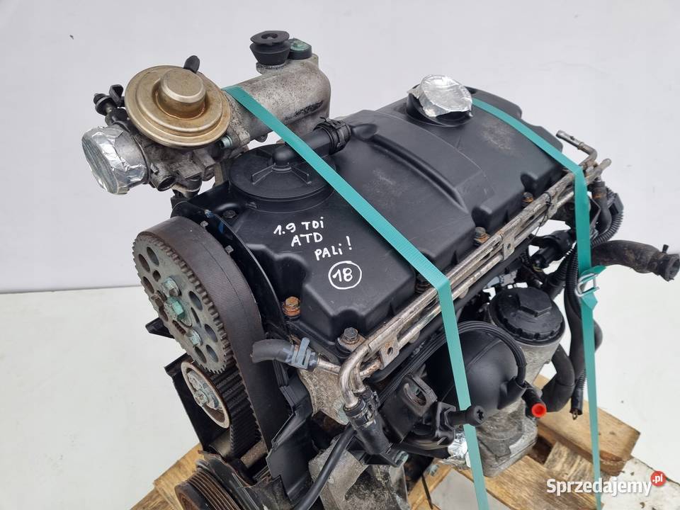 SILNIK KOMPLET Skoda Fabia I 19 TDI 101 9908r Rudka