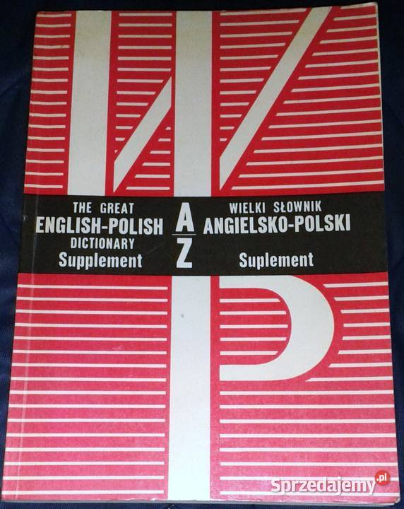 Wielki słownik angielskopolski Suplement AZ Jan Chełm