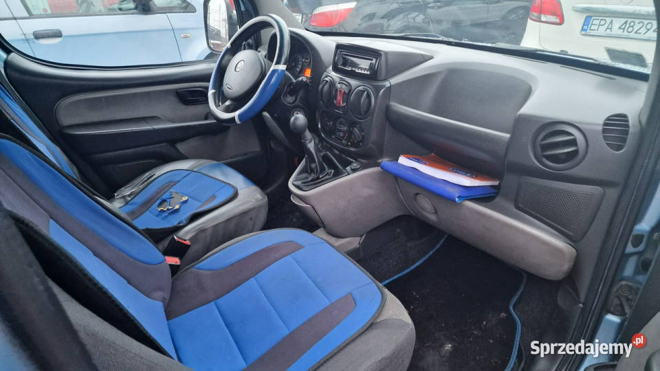 Fiat Doblo 19JTD 2006r 105 Klima Alu Opony Pabianice sprzedam