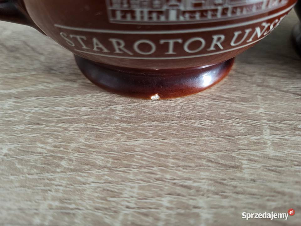 2 Filiżanki z PRL Grzane Starotoruńskie real mazowieckie