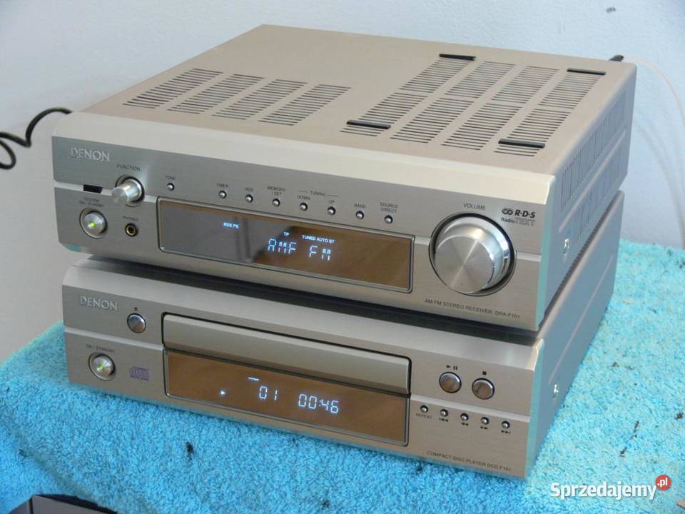 Amplituner i CD Denon DRA i DCD F101 sprawne Jasło