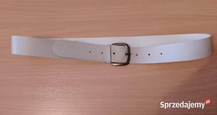 PASEK regulowany beżowy do sukienki spodni Oborniki