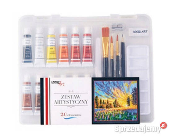farby akrylowe zestaw komplet akryli w tubkach Artykuły szkolne