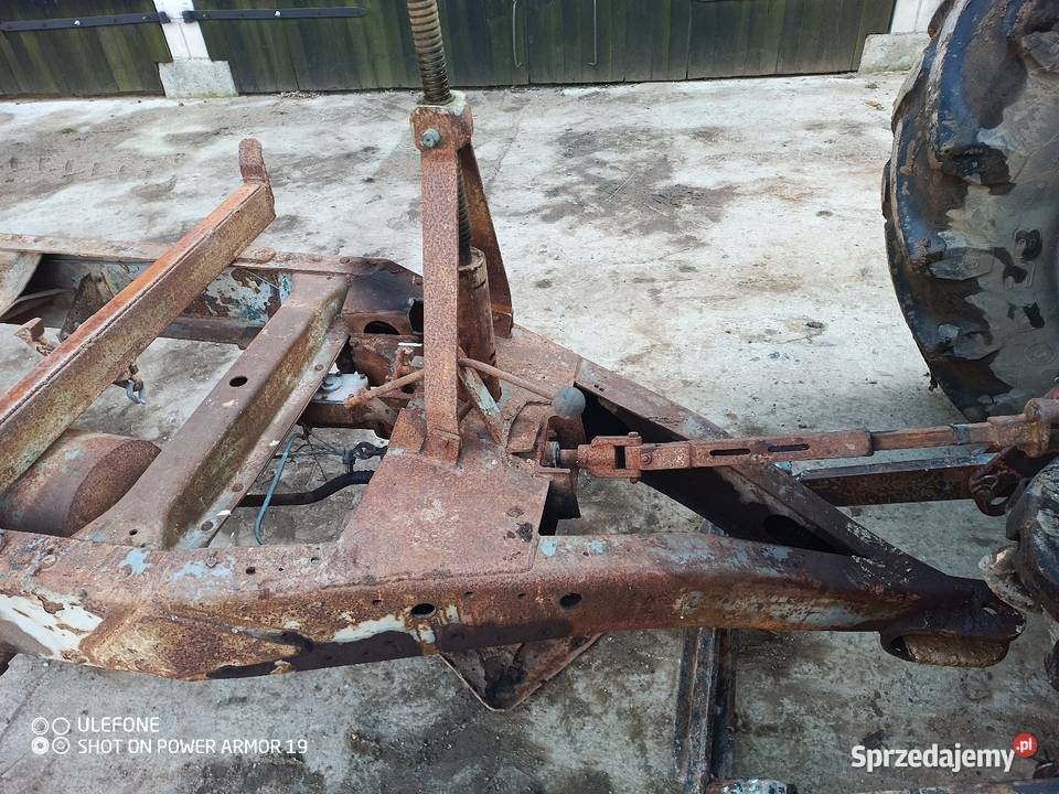 Przyczepa wywrotka 1 oś do tylu 2 tłoki własna Rostkowo
