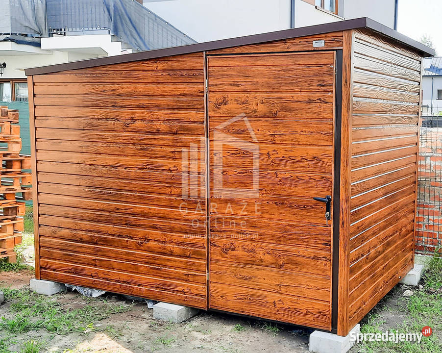 SCHOWEK DOMEK OGRODOWY 3m x 25m spad w lewo samodzielny Bochnia