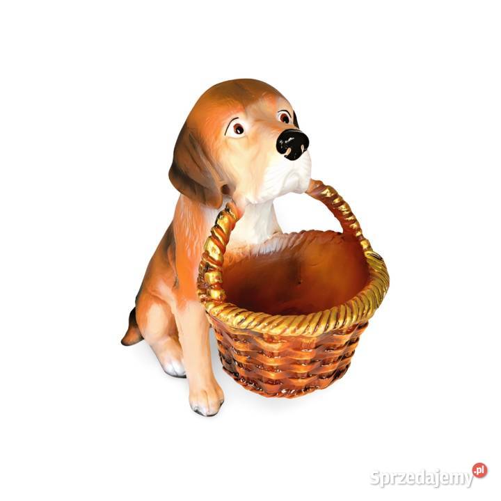 Figura Dekoracja Pies z Koszykiem mazowieckie Warszawa