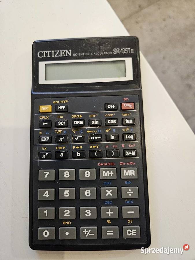 Kalkulator naukowy Citizen SR135TII Łódź