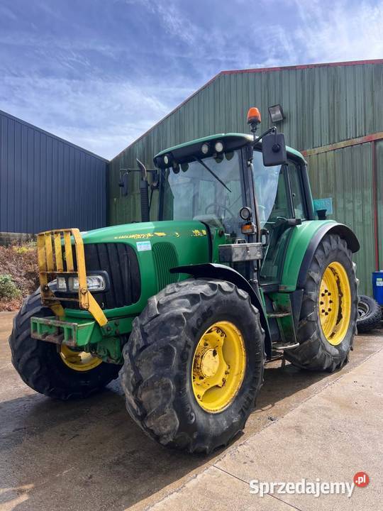 John Deere 6420 TLS 4 cyl turbo 110 Uszkodzony Amortyzacja przedniej osi Łobżenica sprzedam