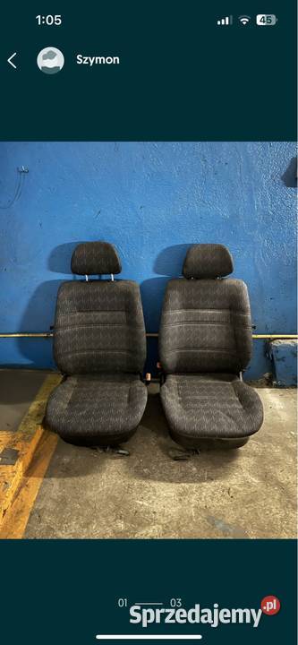 fotele Volkswagen Golf 3 1992 opolskie Prudnik