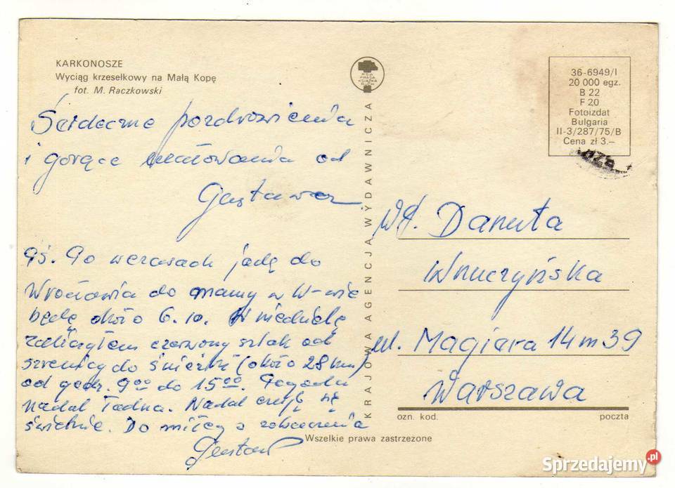 KARKONOSZE WYCIĄG KRZESEŁKOWY MAŁA KOPA Krynki