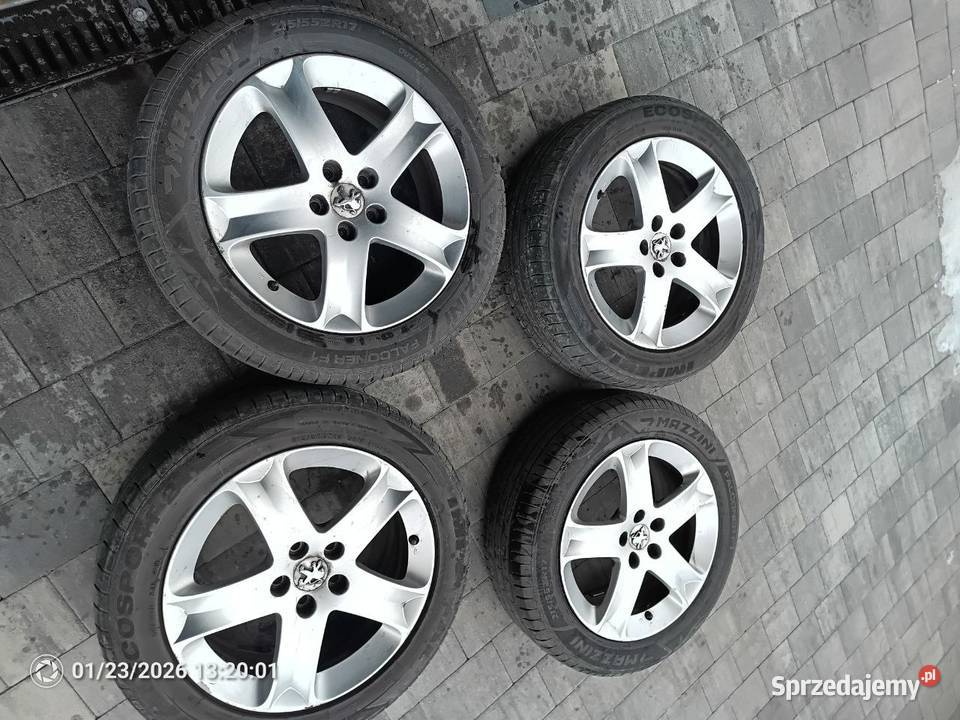 Koła 17 Peugeot 5x108 Opony 2024 Śruby Farad śląskie Zabrzeg