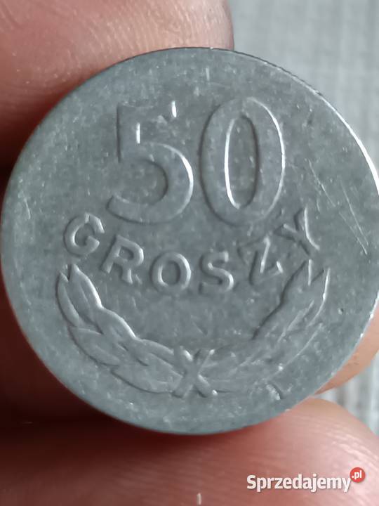 Sprzedam monete 50 groszy 1949 mala skretka nnn Numizmatyka lubelskie Chełm