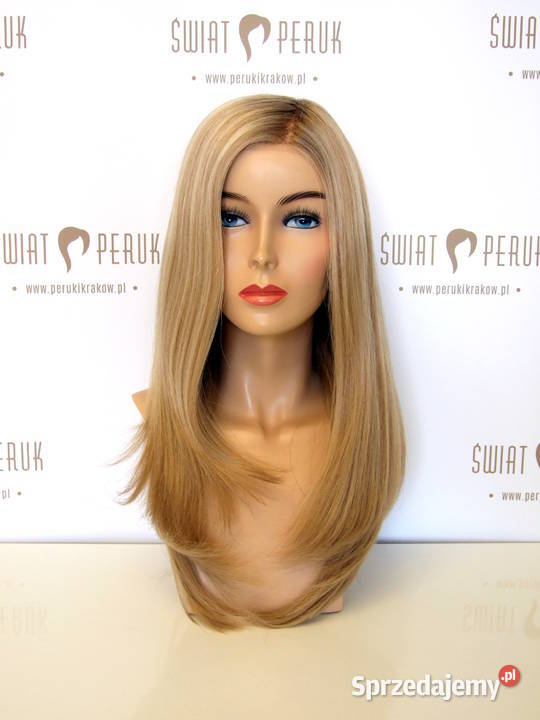 Peruka długa z włosa naturalnego Pierzchnica