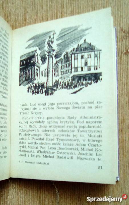 GENERAŁ JÓZEF CHŁOPICKI Stanisław SZENIC Rok wydania 1971 Piszczac
