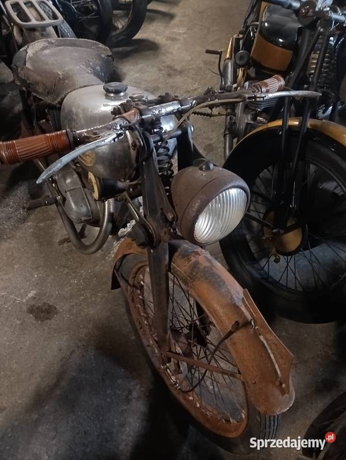 Motocykl Bianchi 125 Gostycyn