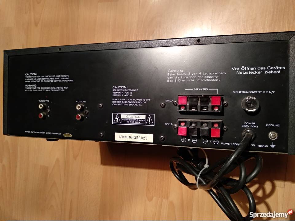 Wzmacniacz końcówka mocy Renkforce HVA6060p Chorzów sprzedam