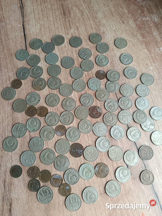 Monety stare cccp kopiejki 90 sztuk zestaw Choszczno sprzedam