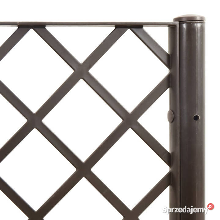 Donica ogrodowa z kratką brązowa 120x40x142 PP Warszawa sprzedam