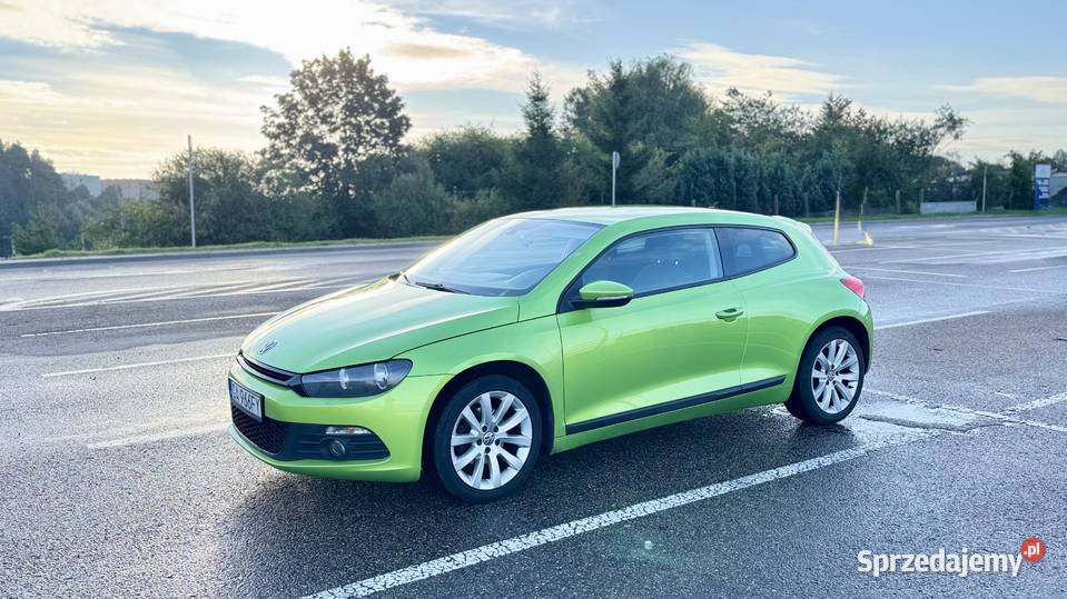 Volkswagen Scirocco 14 TSI 122 Zielony metalik pomorskie Gdynia